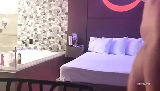 Karenkiss Allein Im Motel Mit Einem Hottie, Der Ihn Zum Blasen Gebracht Hat