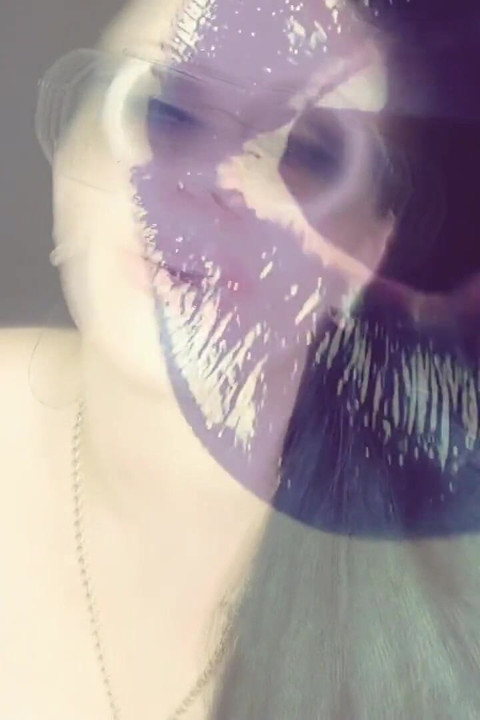 Glossy lips and big tits mind fuck with joi and cum countdown