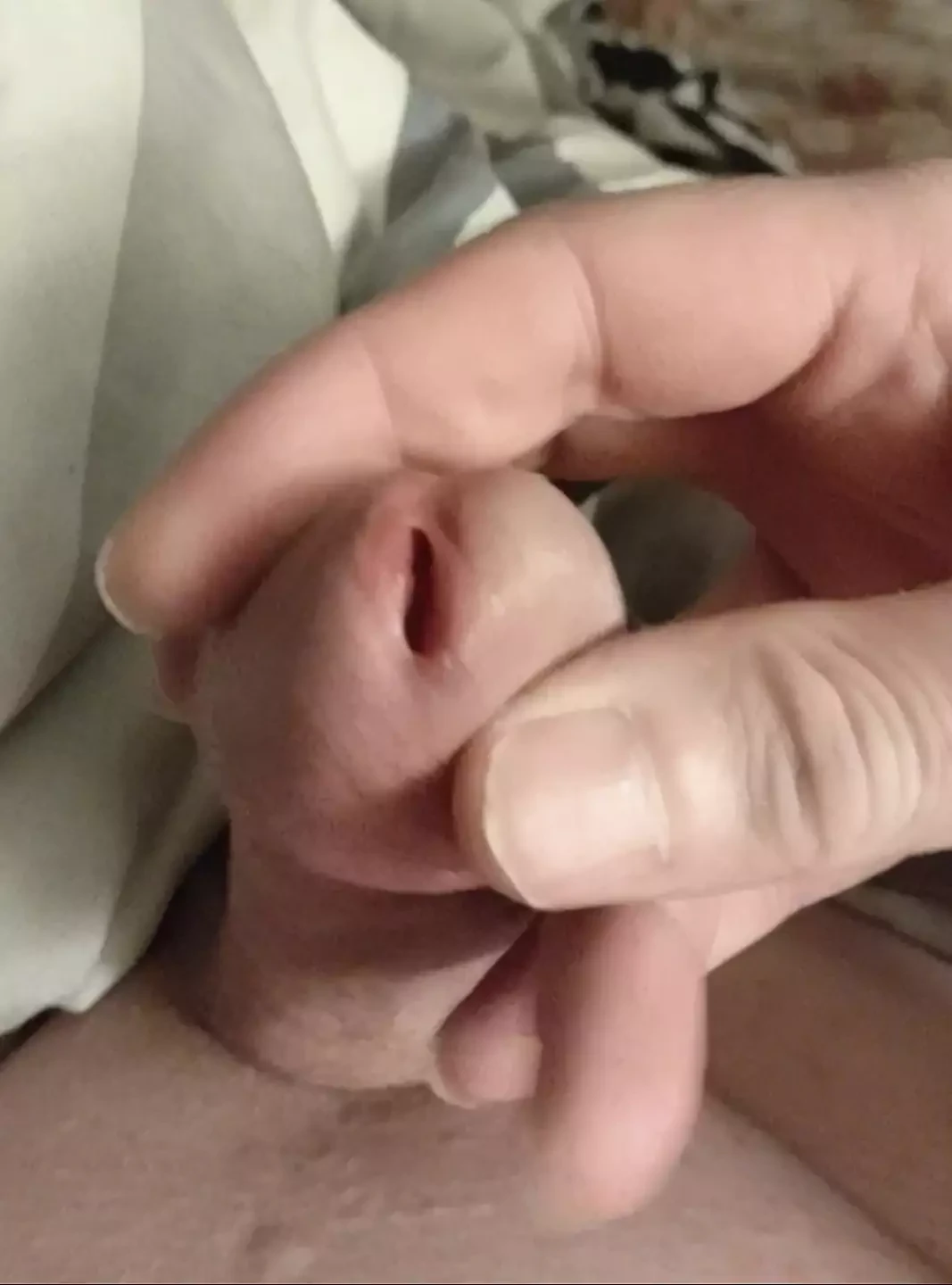 Edging and playing and eating precum