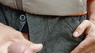 Masturbación de toro en pantalones Fischer Pecheur