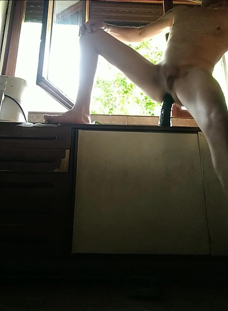 我喜欢把它放在屁股里
