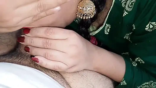 Indian Stepmother gives her stepson a sudden surprise