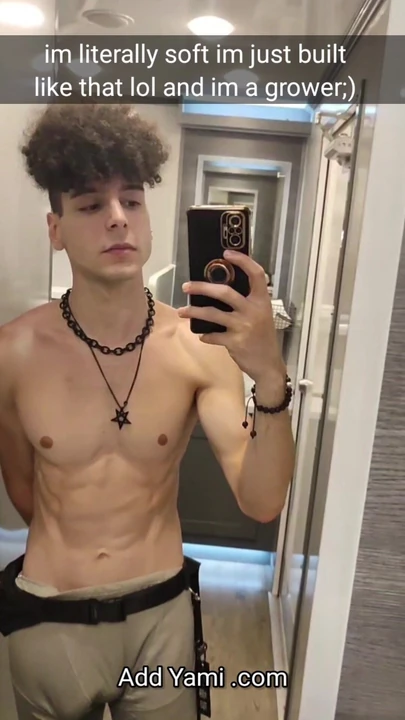 showing dick print in public