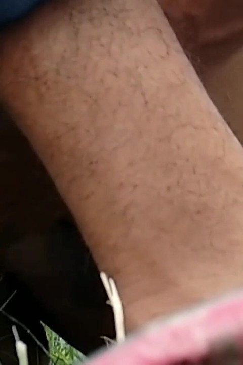 인도 대물 자지 밖에서 현장에서 사정