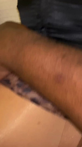 Captivating moment from "Fucking a CD while she wears shiny pantyhose"