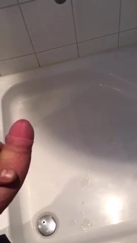 Abspritzen in die Dusche