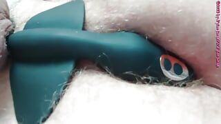 Prostate vibration plug close up