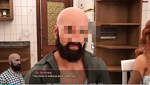 Haley Story No13 - Адриана устроила Йоханнесу минет... Хейли и... прочь на ночь... Johannes трахнул Haley в ванной