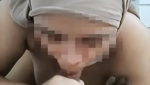 Asiatische hijab-ex-freundin bekam zum ersten mal sperma im mund - minokiiko