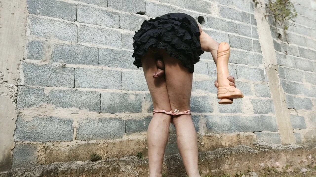 dildo anal piss