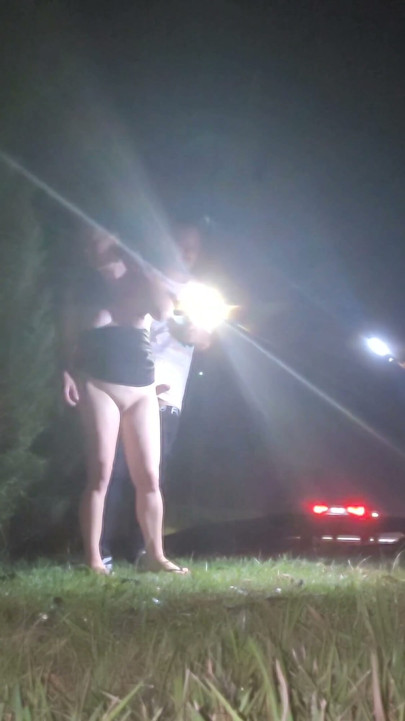 I Met Two Fans At The Club, I Got Wet And Let Them Fuck Me In The Middle Of The Street Outdoors, UNCUT | Clip 2