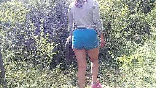 Sie ficken meinen arsch im wald