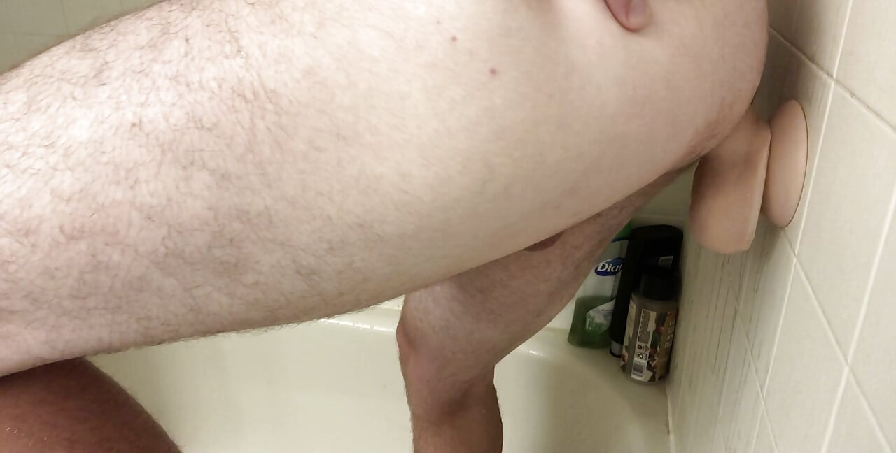 Watch me fuck this cock then cum on it