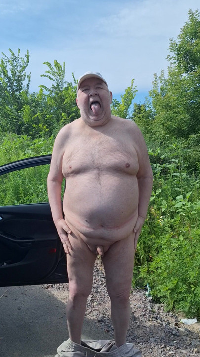Outdoors near the forest