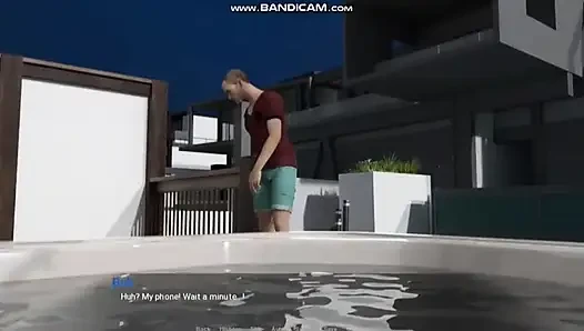 Вдали от дома - мачеха Eva и Мачеха Nora Lewd Water