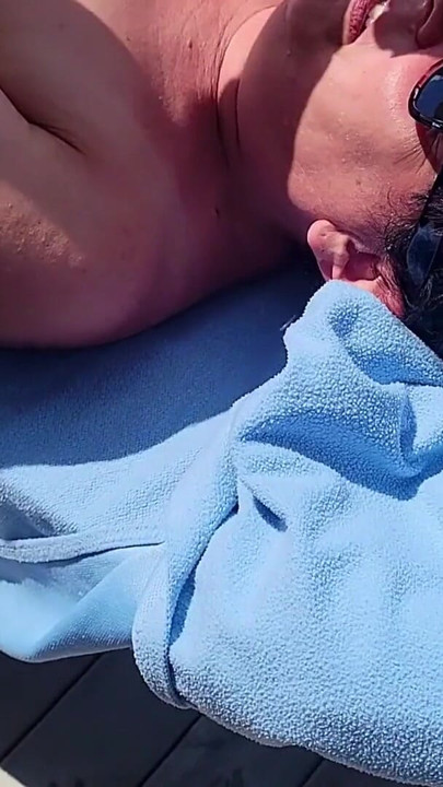 Cute Chubby Stepmom cumming outdoors | Clip 1