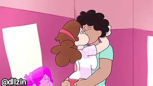 She invited her friend to the bathroom