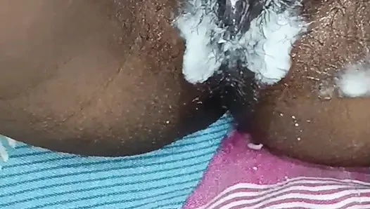 Very beautiful bad sister-in-law filled the bur with water