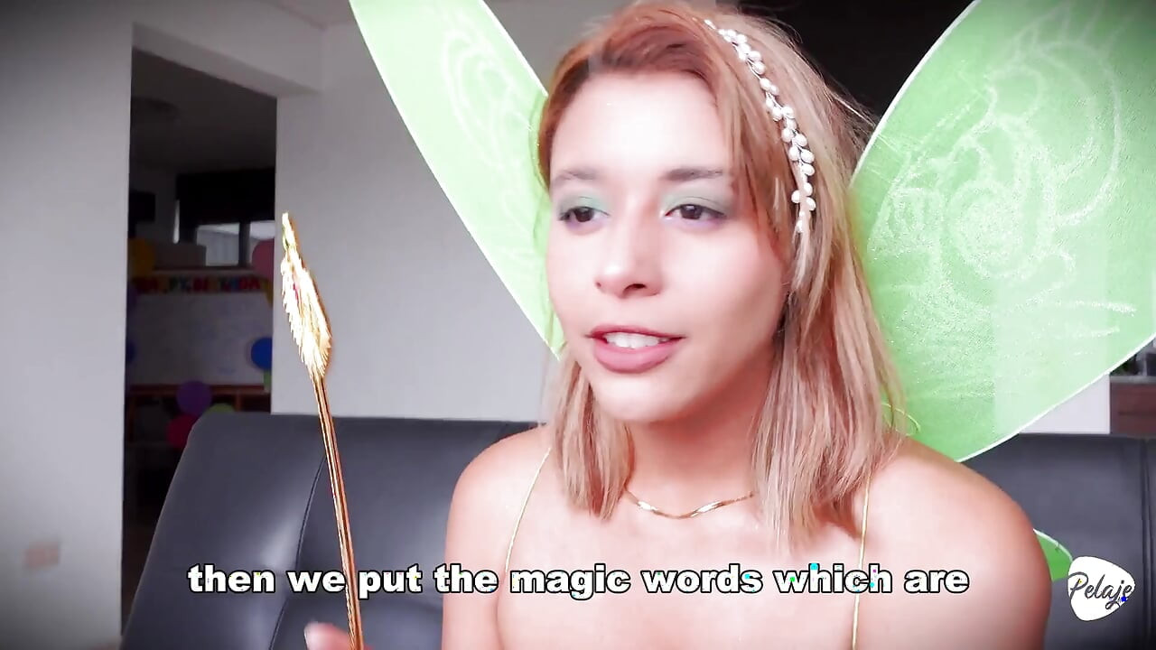 An Innocent Fairy Seeks to Give Peter the Best Gift: Her Pussy.