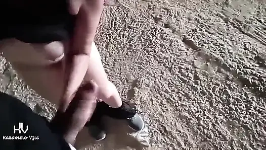 Pervert Shows Me His Penis in Public and I Couldn't Resist Trying It in an Abandoned Building