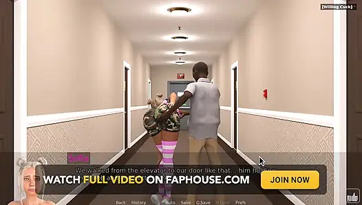 Согласно Sofia: куколд объявить миру, что его девушка с сексуальной задницей вернулась на улицы, готовая смешиваться с другими мужчинами, эпизод 3