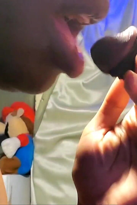She Wouldn't Stop Sucking Dick Slurping Him Until He Nut!!!