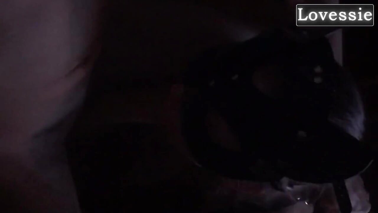 An Obedient, Hot MILF Plays with Nipple Clamps, Follows Orders, and Sucks Cock While Dressed as a Cat - Lovessie