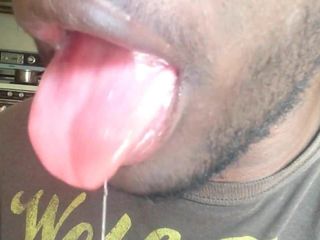 You like my spit and tongue...