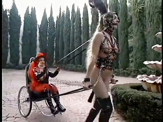 Lesbian's enjoying some outdoor bondage