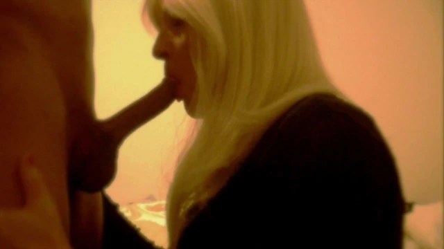 Sandra sucks a hot guys cock