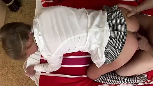 Sexy teen takes a big hard cock inside her wet pussy