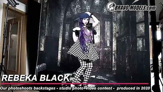 386-sahne arkası fotoğraf çekimi Rebeka Black - yetişkin