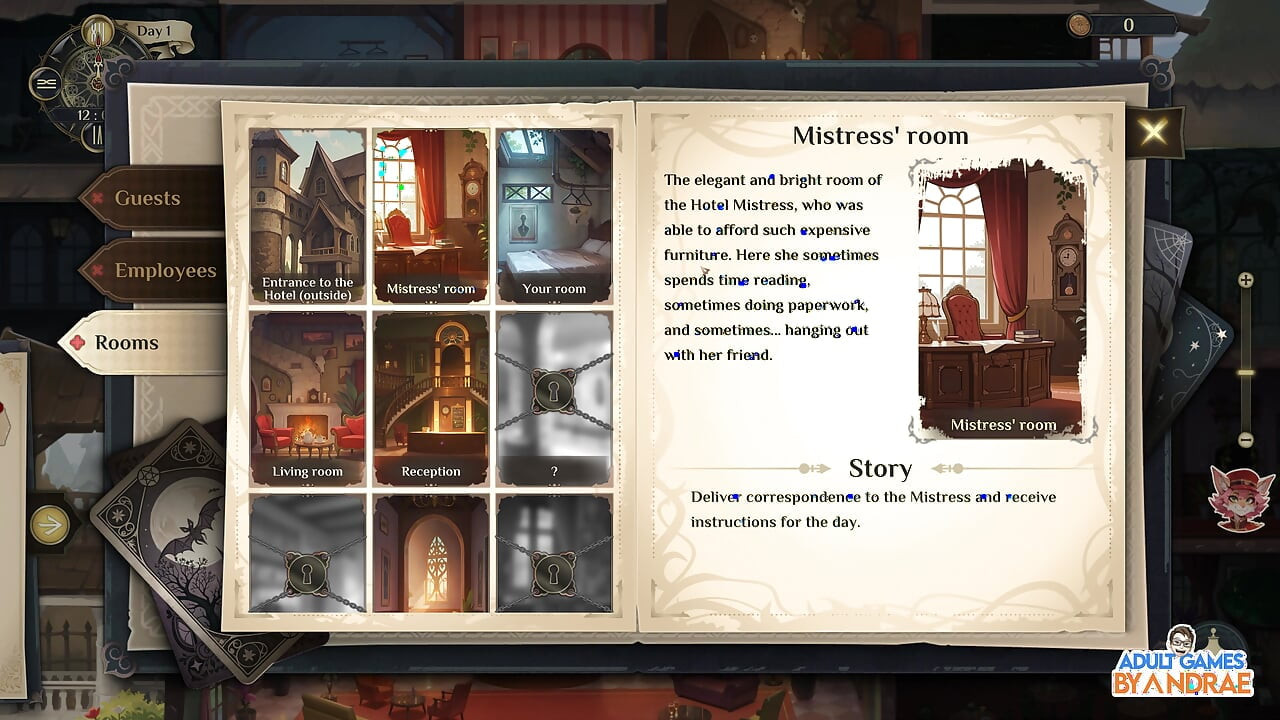 Histoires d’hôtel, partie 2 - exploration du Living Hotel et rencontre avec la chasseuse Griselda