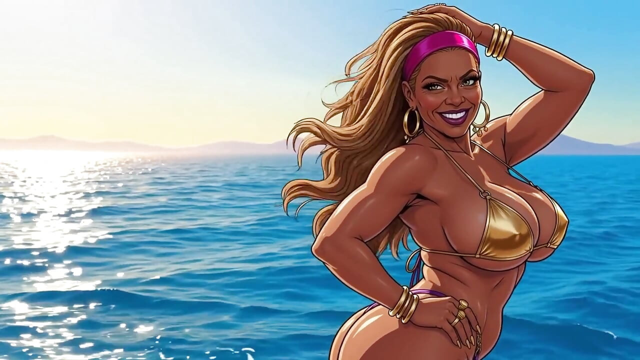 Sexy Black Women in Bikinis