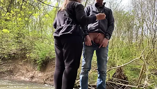 My big ass stepmom helps me cum