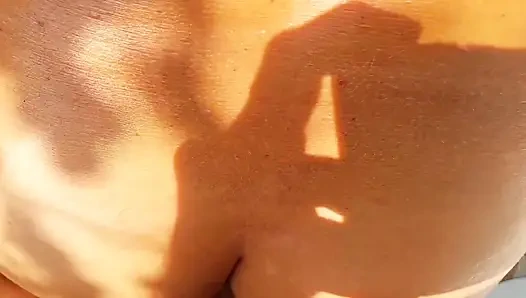 Sexy Blonde Reife Ehefrau Genießt Sex Draußen