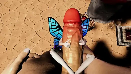 Фея и гигант делают битву нетрадиционно