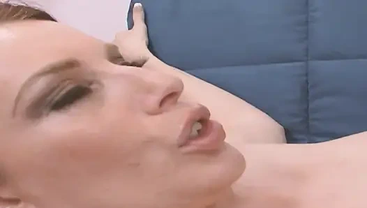 Horny Housewives Scene-2_sexy Redheaded Big-breasted MILF Gets a Facial From Her Neighbor with a Big Cock