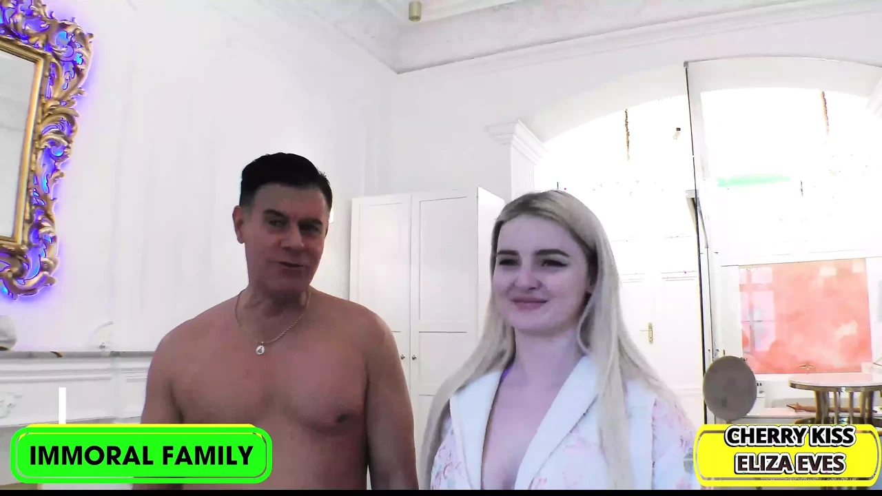 Cherry Kiss & Eliza Eves Get Fucked By Stepbrothers Matt & Matthew!