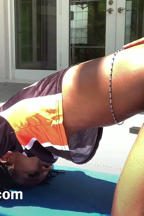 Ebony Slut Fucks Coach for Spot on Team