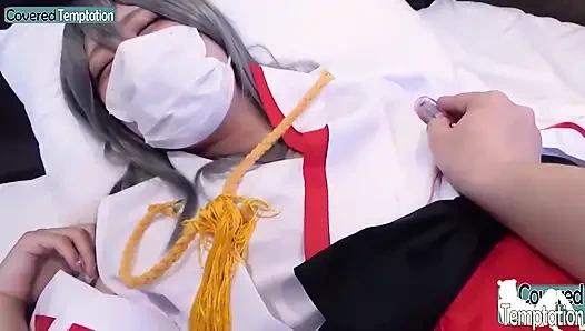 Сырая награда с кримпаем за глубокий минет, жесткий порочный удары, глубокая кульминация