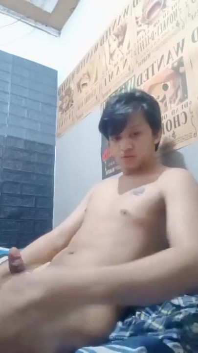 Iconic moment from "Asia Teen Boy Cums In His Brothers Sleeping Room"