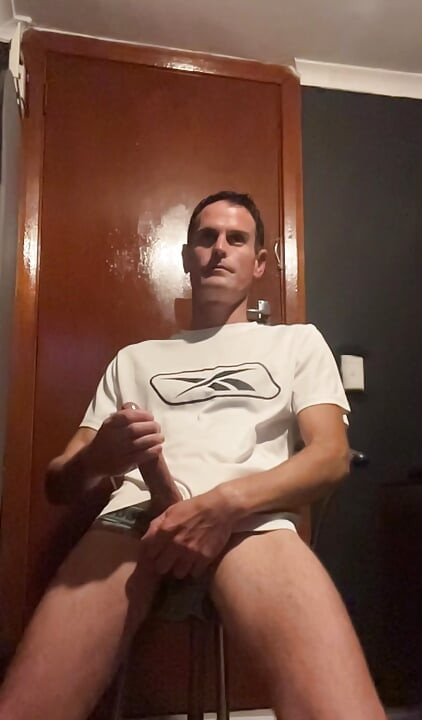 Mike stroking