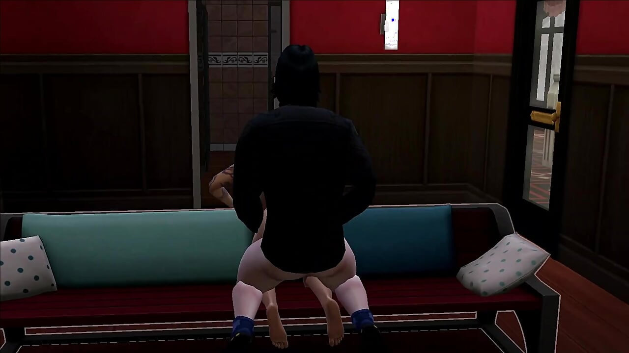 ブルネットのミルフが平手を叩くセックスとスリーサム