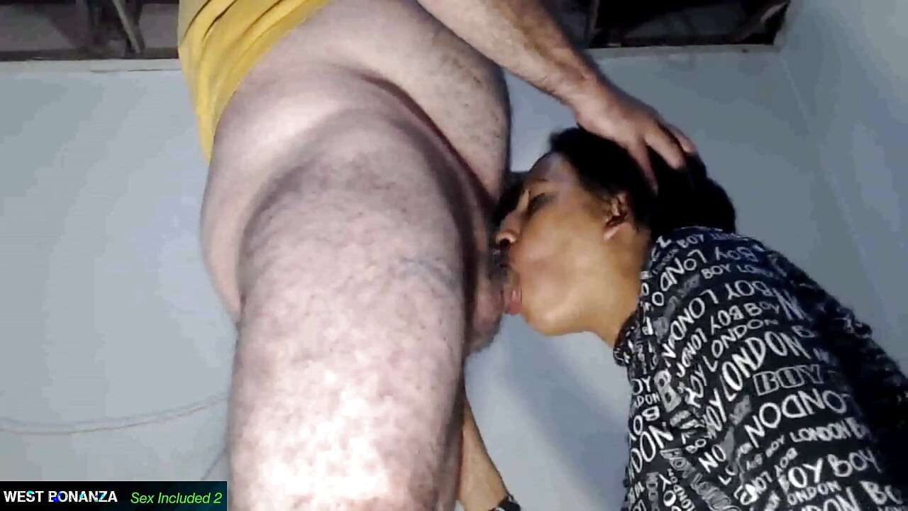 Latina Sucking Cum - on Her Knees Blowjob