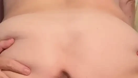 Bouncing on son in laws fat dick with my pussy and asshole and leaking huge cum load out my gaping asshole