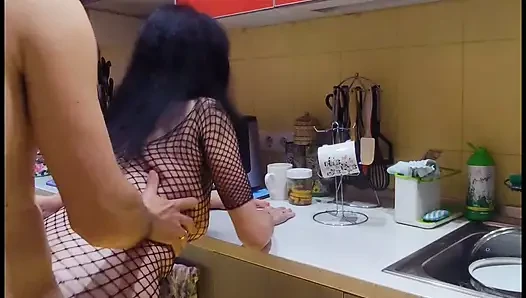 File çorapların altında sıkı göt ve anal