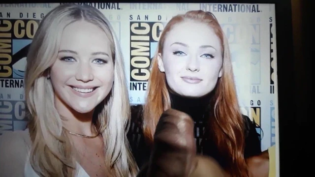 Sophie Turner and Jennifer Lawrence Cum Tribute