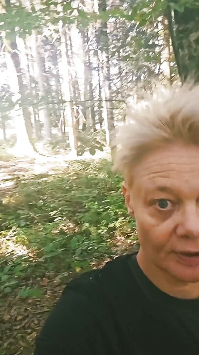 I'm Wandering Around in the Woods, Exhibitionism, Looking for a Good Cock to Fuck Me.