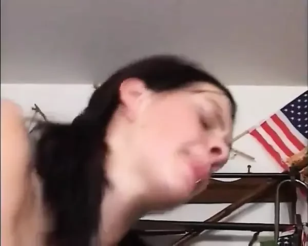 This is how this sexy brunette teen with her small tits gets her hot pussy fucked by her stepdad